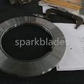 Rotary disk blade for sheet metal slitting line